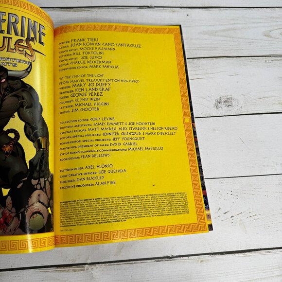 Wolverine Hercules Myths Monsters Mutants Marvel TPB Graphic Novel 2010 - Picture 4 of 8